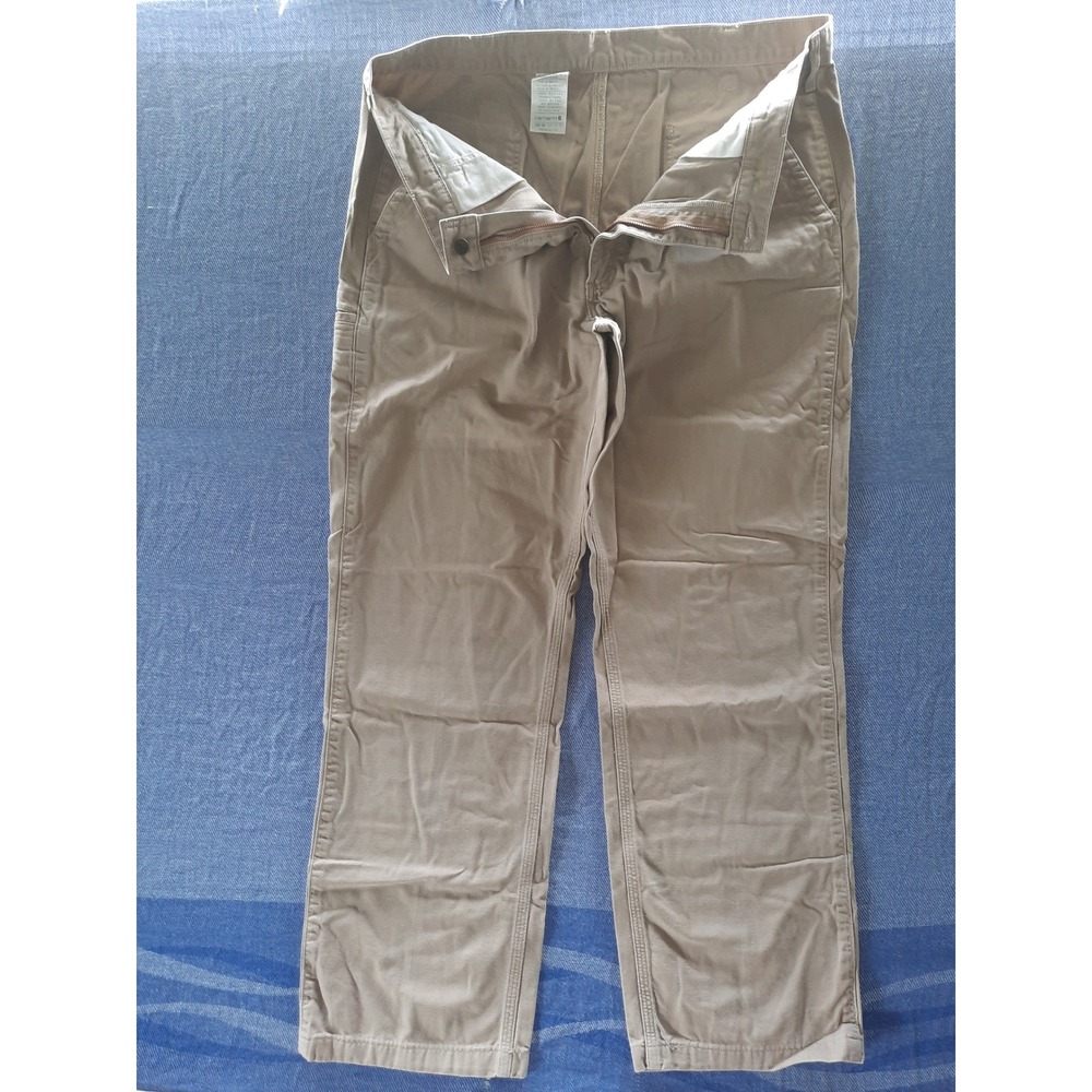 Carhartt B299 QKH Mens Relaxed Fit Canvas Work Pants Khaki Tan 40x34
